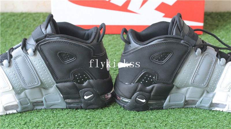 Nike Air More Uptempo Tri Color Black Grey White